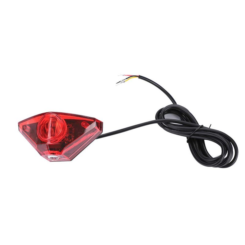 Tail Light, Electric Rear Light LED Brake Lamp Safety Warning Warn Tail Light Portable Rear Taillight for Scooters E-Bikes