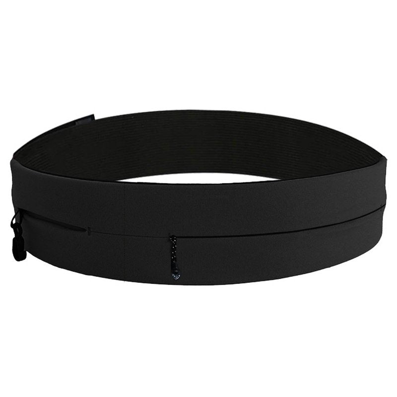 AnsrJ Adjustable Running Belt, Runners Fanny Pack for Women & Men.hidden money belt for travel. Slim Thin Elastic Waistband.Workout Fitness Exercise Gym Phone Holder Belt.