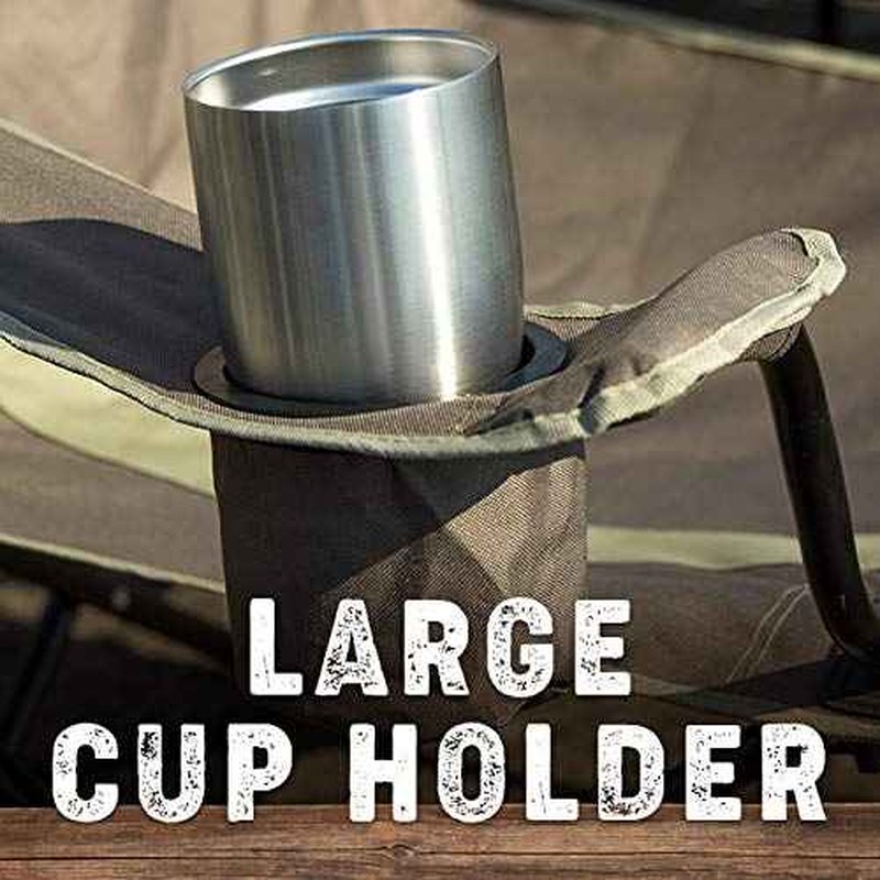 Mossy Oak Heavy Duty Folding Camping Chairs, Lawn Chair