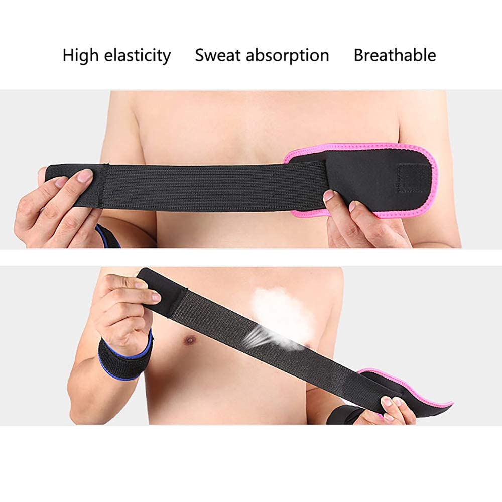 Wrist Brace, Compression Wrist Strap Support Wrist for Men & Women, Youth & Elderly, Boys& Girls, One Size Adjustable, Sports Wristband 1 PCS (Black)