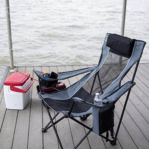 Kijaro Elite Folding Portable Sling Camping Chair - Outdoor Chair - Perfect for Chilling at Outdoor Activities, Sports Games, & Family Events