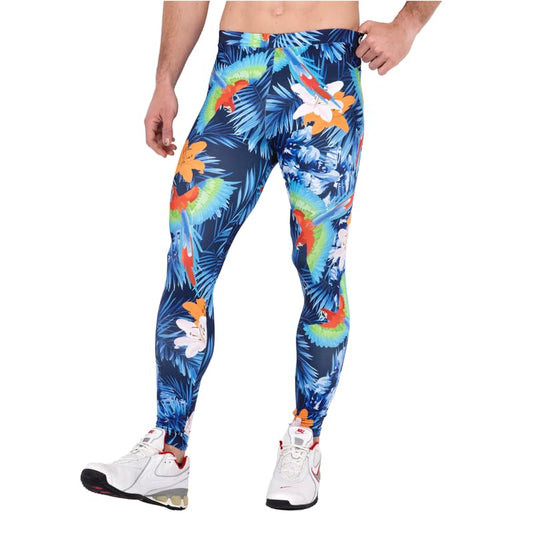 Kapow Meggings The Original Men's Leggings (Hawaii Blue, X-Large)