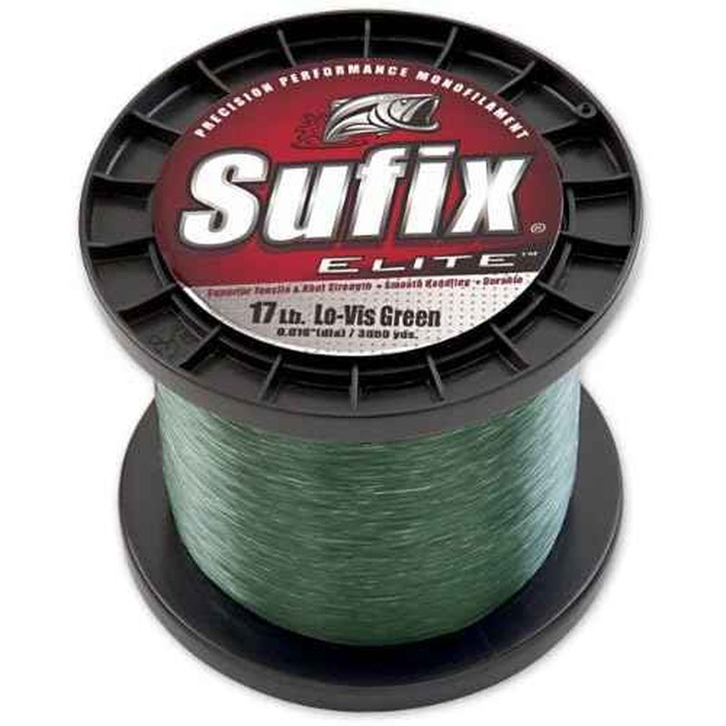 Sufix Elite 3000-Yards Spool Size Fishing Line (Green, 14-Pound)