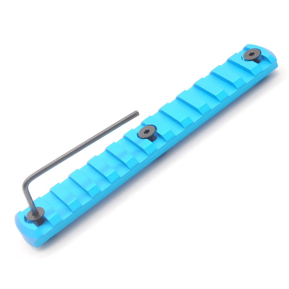 Keymod Rail Section Blue Color for Picatinny & Weaver Rail (13 Slots)