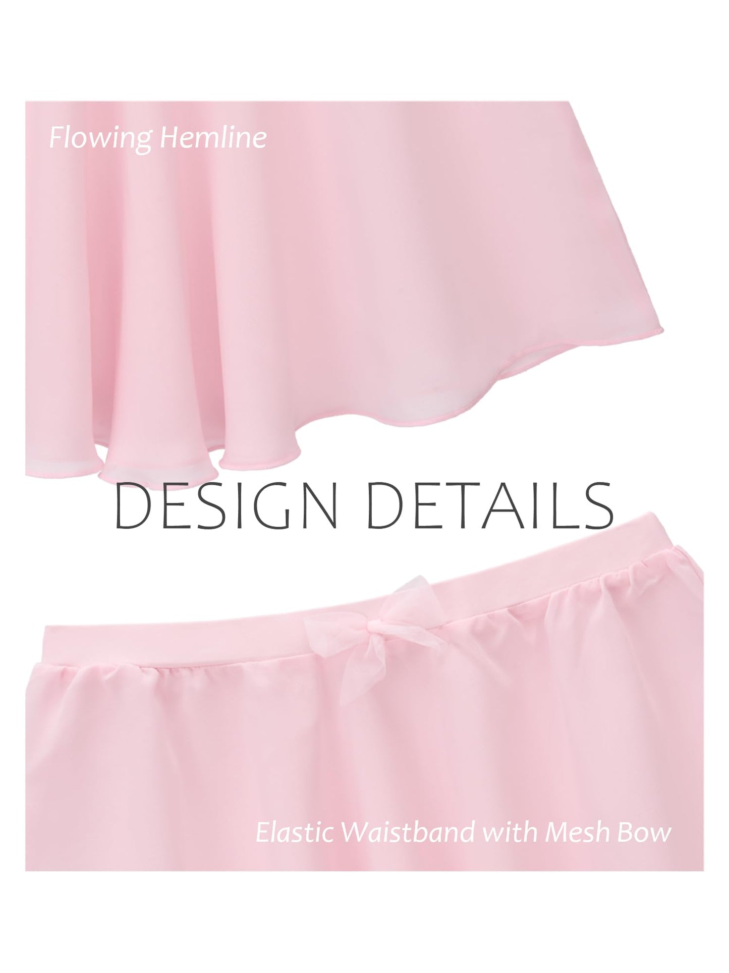 Stelle Girls Ballet Skirt Chiffon Wrap Dance Skirt Mesh Pull Skirt(BP,2-4T)