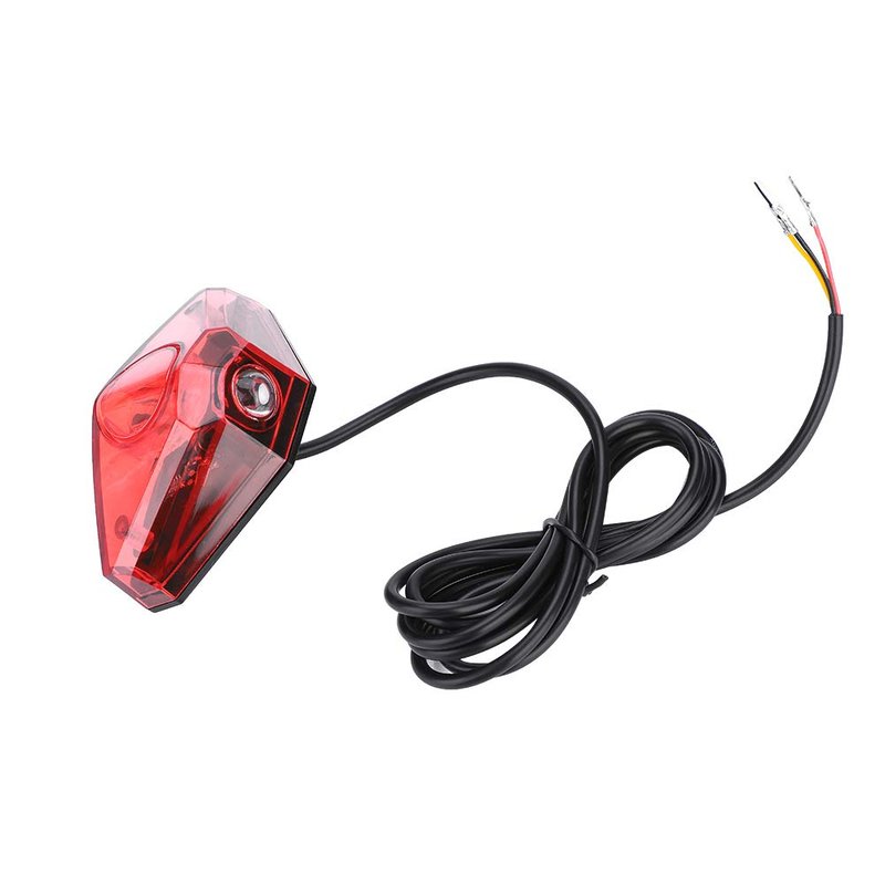 Tail Light, Electric Rear Light LED Brake Lamp Safety Warning Warn Tail Light Portable Rear Taillight for Scooters E-Bikes