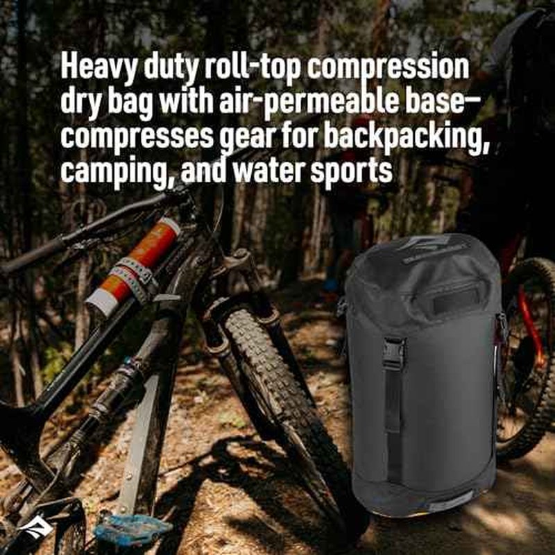 Sea to Summit eVac Heavy Duty Compression Dry Bag, Waterproof Dry Storage, 8 Liter