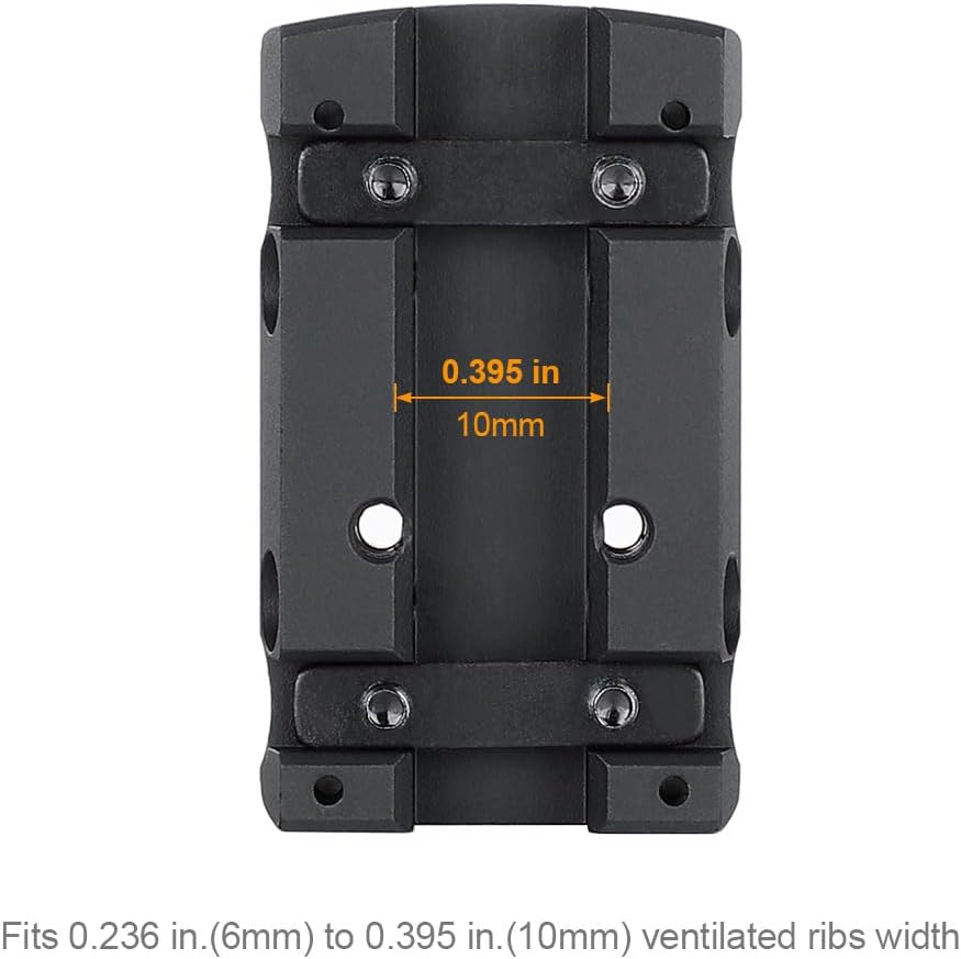 Universal Rib Mount - Compact Steel Optic Mount for Vortex, Viper, Burris Fastfire & Docter | Durable & Lightweight