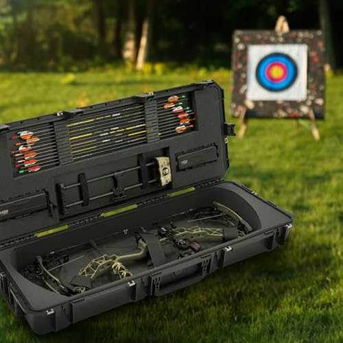 SKB Cases iSeries 4214-PL Hard Plastic Molded Bow Case with Wheels and Handles