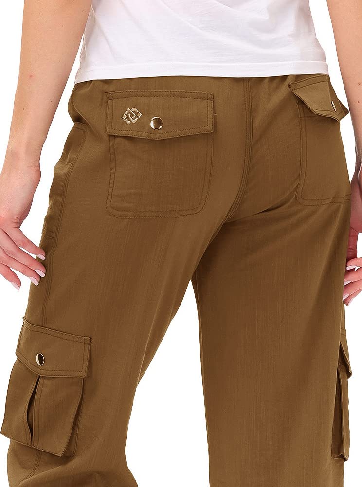 Womens Hiking Cargo Shorts Dry Fit Stretch Athletic Shorts with Pockets XX-Large