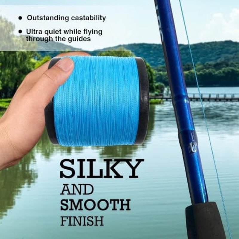Braided Fishing Line - Pro Grade Power for Saltwater & Freshwater | High Visibility Color Options