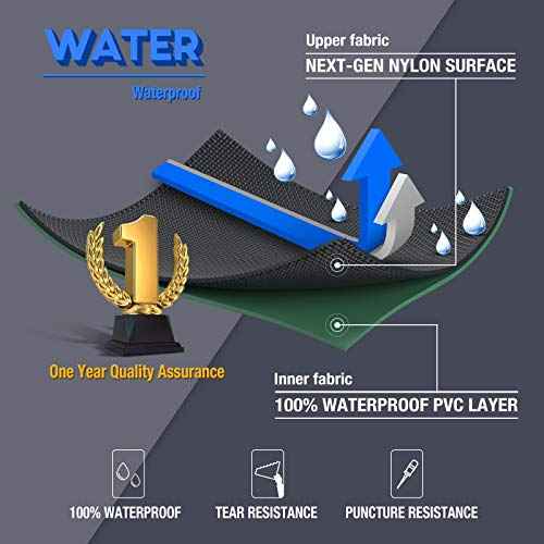 Fishing Waders for Men, 2-Ply Nylon/PVC Waterproof Women Chest Wader with Boots, Bootfoot Hunting Waders