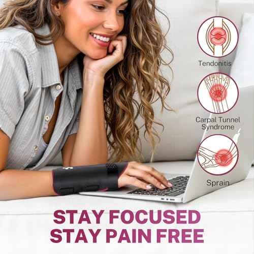 Ultra Thin Carpal Tunnel Wrist Brace, Breathable Yoga Fabric with S-Splints for Pain Relief, Tendonitis, Typing & Sleeping, Injury Recovery (Right Hand, M)