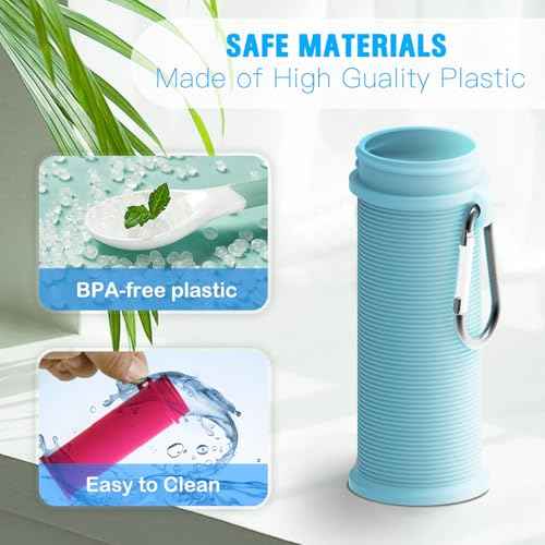 Flavors Cartridges Holder | Compatible with Popular Water Bottles | Single Design | For Flavor Replacement Storage (2-Pack(Blue+Magenta))