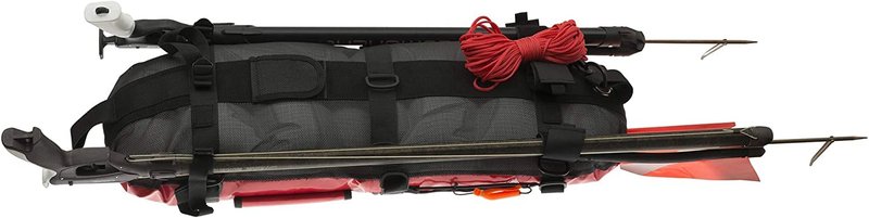 Spearfishing Signal Board Buoy - Spearguns Holder w/Line & Flag - Pockets, Ring - Designed by Cressi: Quality Since 1946