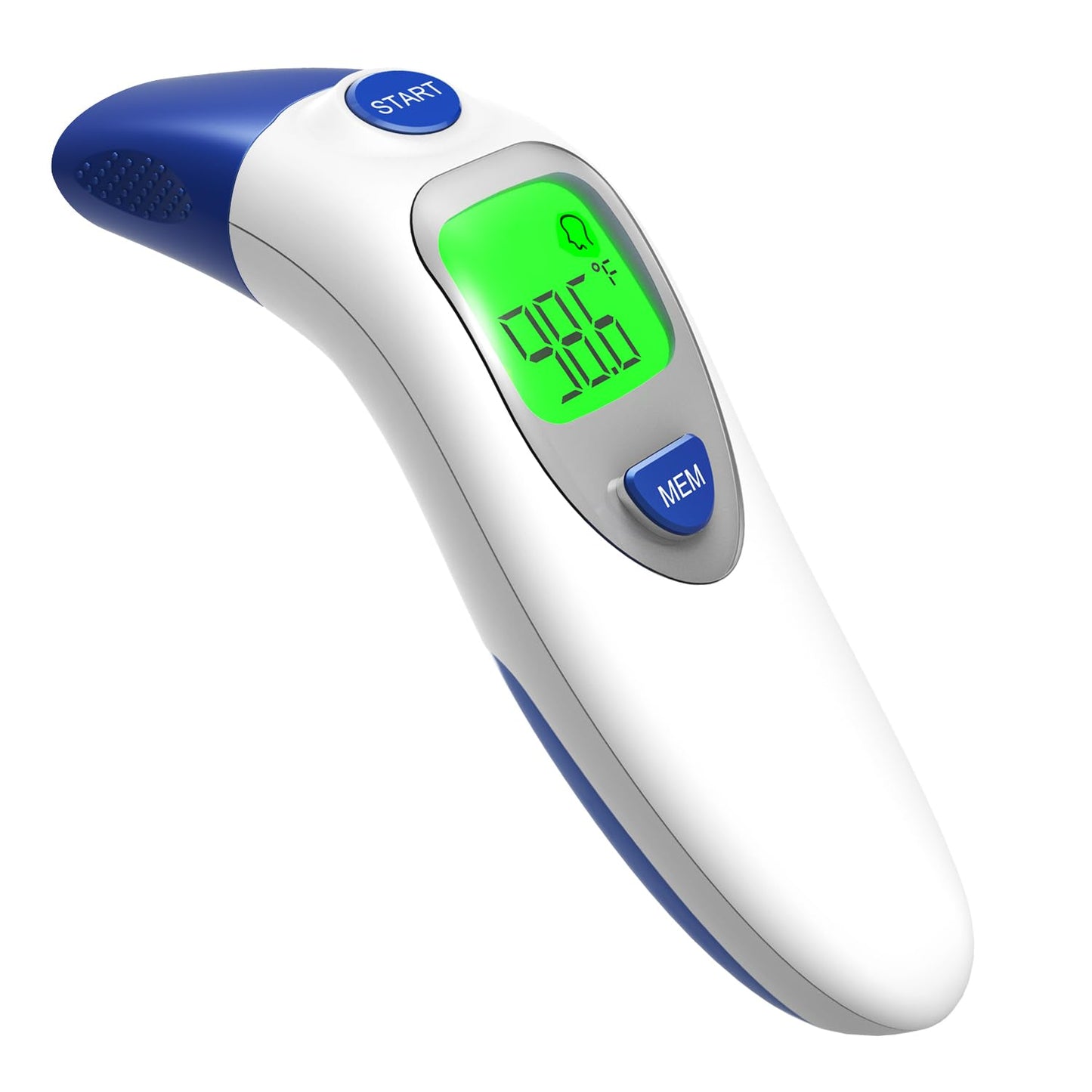 Dr.meter Ear Thermometer for Kids, Adults and Babies, 3-in-1 Ear Forehead and Touchless Infant Thermometer 20 Memory Recall Bi-Color LCD Display Fever Alarm Fast Results Easy to Use