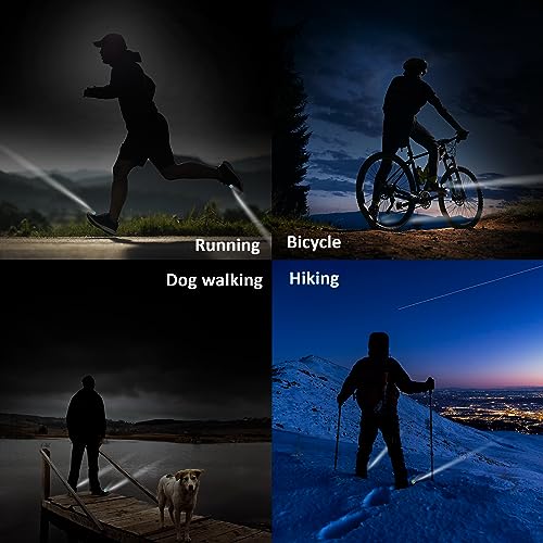 RAHAN Croc Lights for Shoes,2 PCS Croc Headlights,Light Up Charm Accessories for Adults Croc, Hands-Free Night Light, Camping Lights, IP65 Waterproof Light, Blue