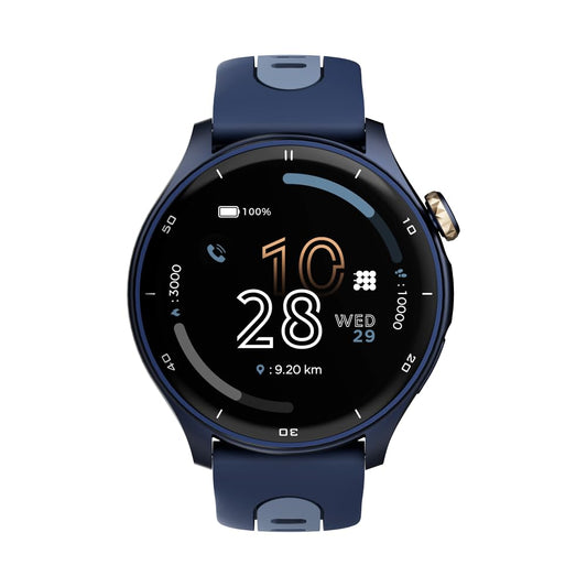 Cubitt Aura Pro Smartwatch/Fitness Tracker with 1.43" Touch AMOLED Screen, Bluetooth Call, Built in GPS, 60+ Sports, Blood Oxygen, Heart Rate, Stress/Sleep Monitor, Waterproof, Step Counter, Compass