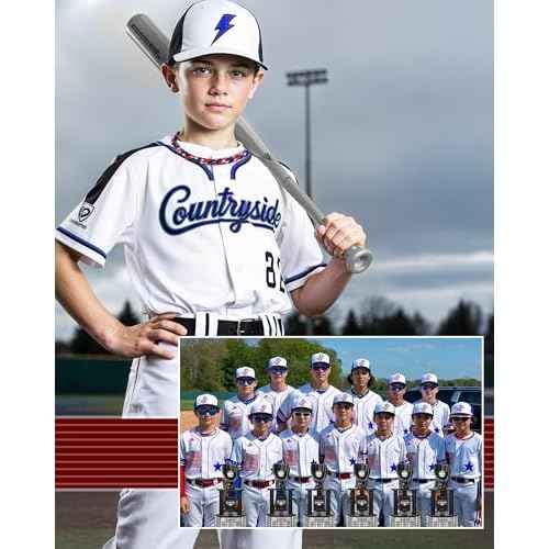 Premium Sports Baseball Necklaces for Outfit/Sport field, Classic Sports Fan Baseball Necklace w/Triple Rope Twisted Tornado Design