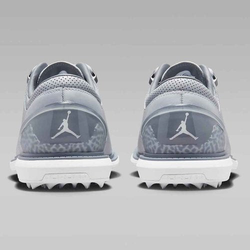 Jordan ADG 4 Men's Golf Shoes (DM0103-010, Wolf Grey/White-Smoke Grey) Size 3.5