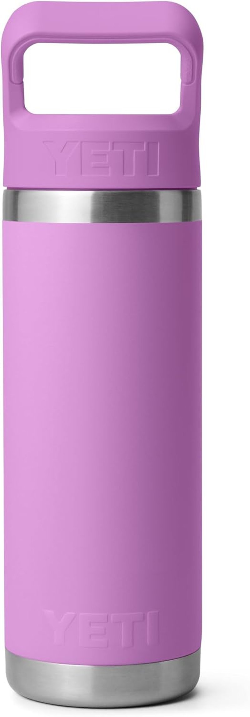 YETI Rambler 18 oz Bottle - Vacuum Insulated Stainless Steel with Color Matching Straw Cap | Desert Bloom