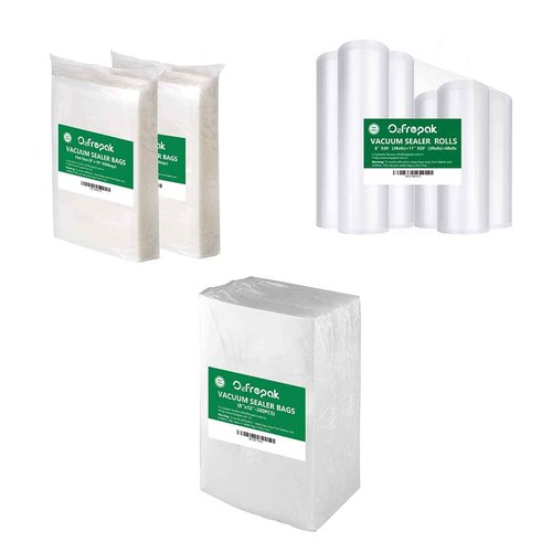O2frepak Food Vacuum Sealer Bags Rolls with BPA Free,Heavy Duty Vacuum Sealer Storage Bags Rolls for Food,Cut to Size Roll,Great for Sous Vide