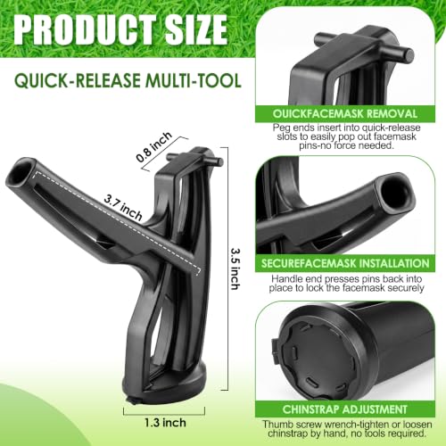 Football Helmet Quick Release Facemask Repair Kit for Speedflex Helmets