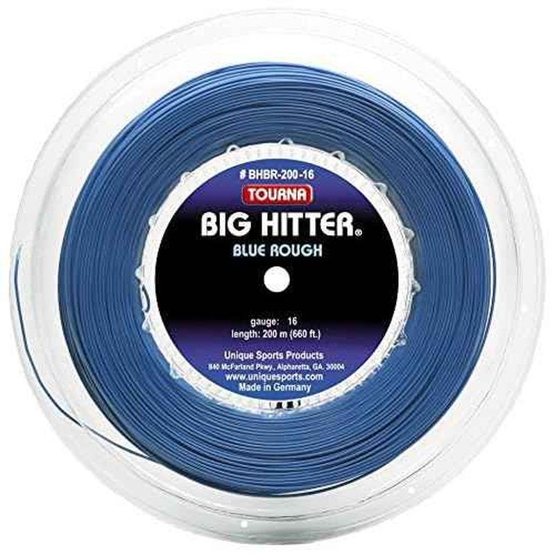 Tourna Big Hitter Blue Rough Maximum Spin Polyester Tennis String