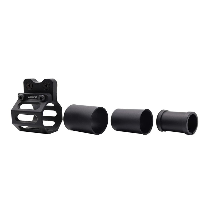 GOODTAC Offset Flashlight Ring Mount for Mlok Rail-3 Mounting Inserts Included (Black)