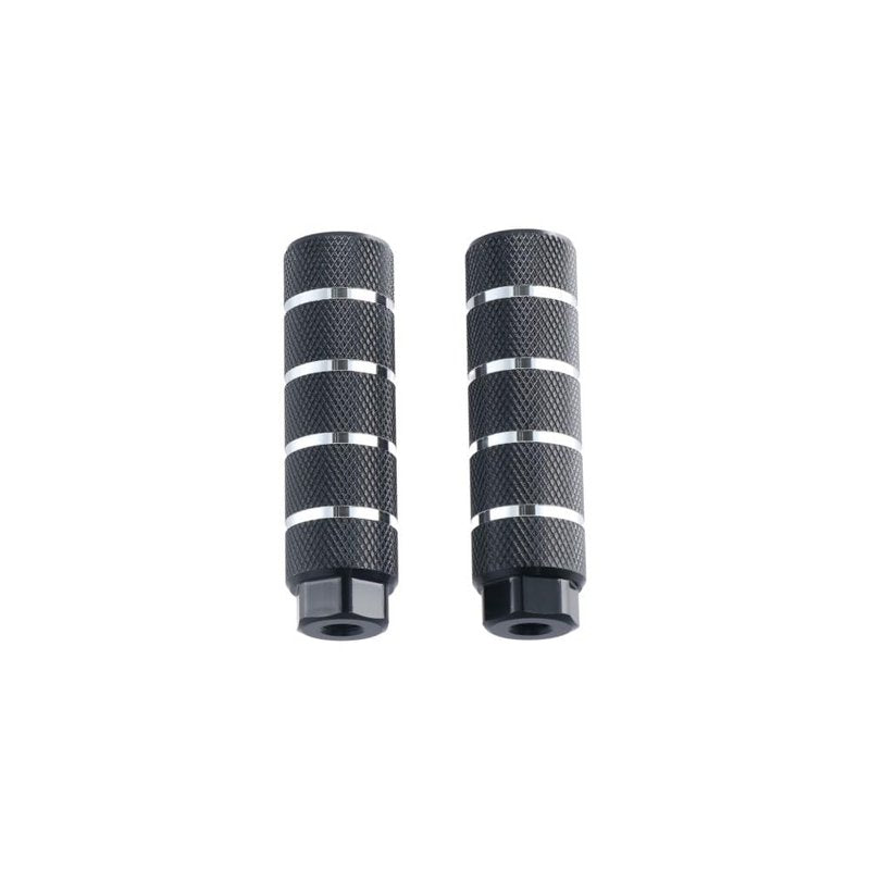 Pokinge 1 Pair Aluminum Alloy Bike Pegs, Anti-Skid Bicycle Pegs BMX Bicycle Rear Stunt Studs Pegs Lead Foot Bicycle Pegs Suitable for 3/8 inch Axle
