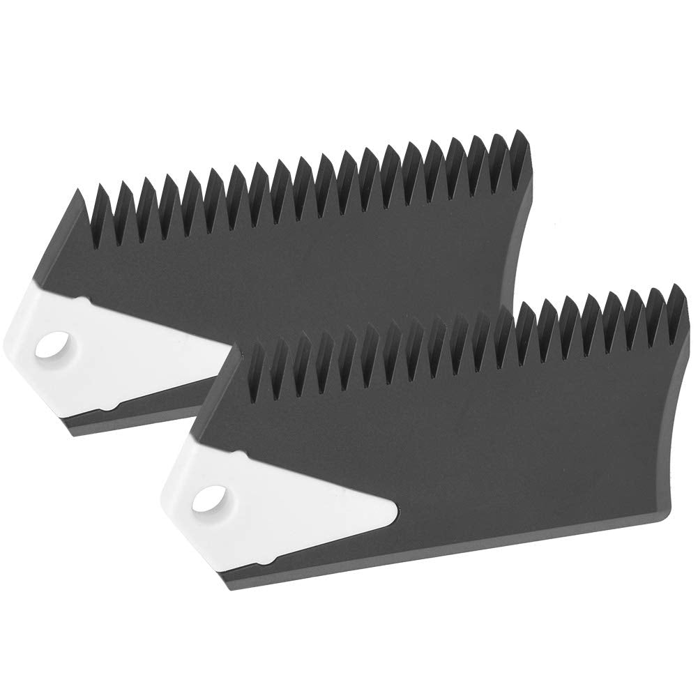 Alomejor Surfboard Wax Comb 2Pcs PVC Surfboard Surfing Wax Comb Remover Cleaner Remover Maintenance Tool for Surf Board Skimboard Longboard Surfing Maintenance