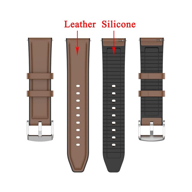 2 Pack Compatible with GloryFit T80 T70 T60 T50 P99 P98 Bands, Soft Silicone Leather Replacement Wristand for GloryFit Smart Watch Accessories