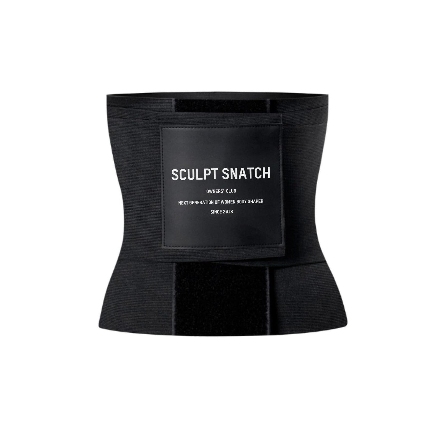 Sculpt Snatch Hourglass Waist Trainer for Women–Adjustable Sweat Band for Stomach, Tummy Control&Workout Waist Trimmer(BLACK,X-Small)
