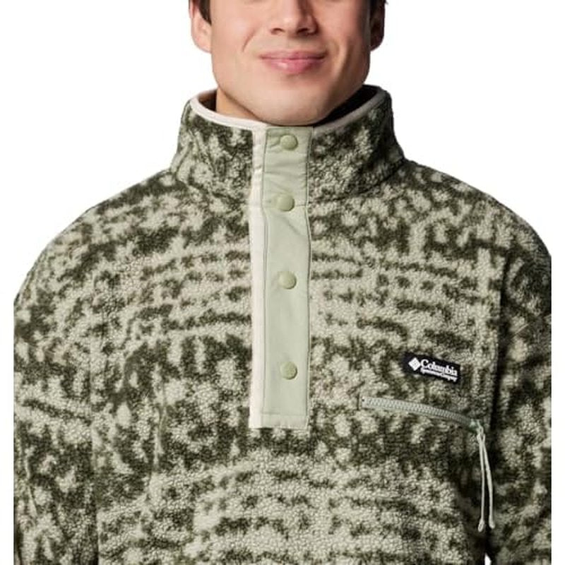 Columbia mens Helvetia II Printed Half Snap Fleece