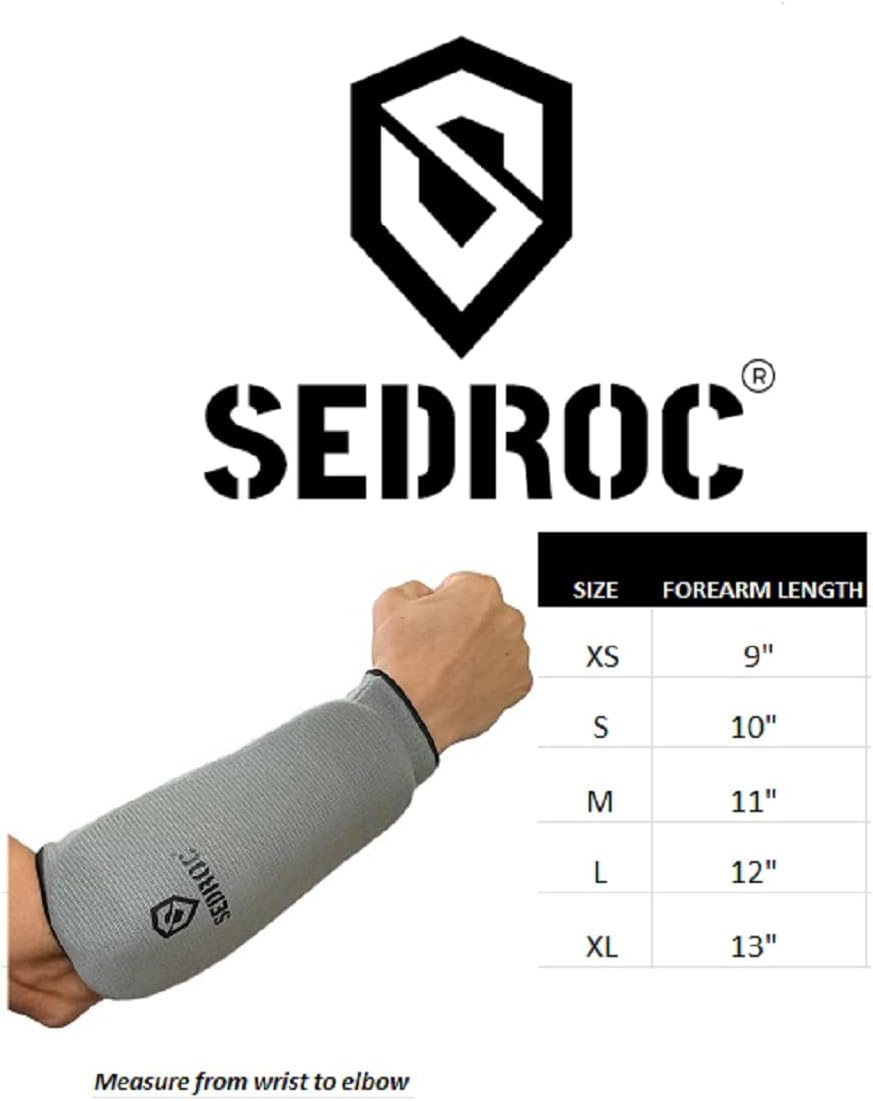 Sedroc Forearm Guards - Padded Arm Sleeves for Enhanced Protection | Pair