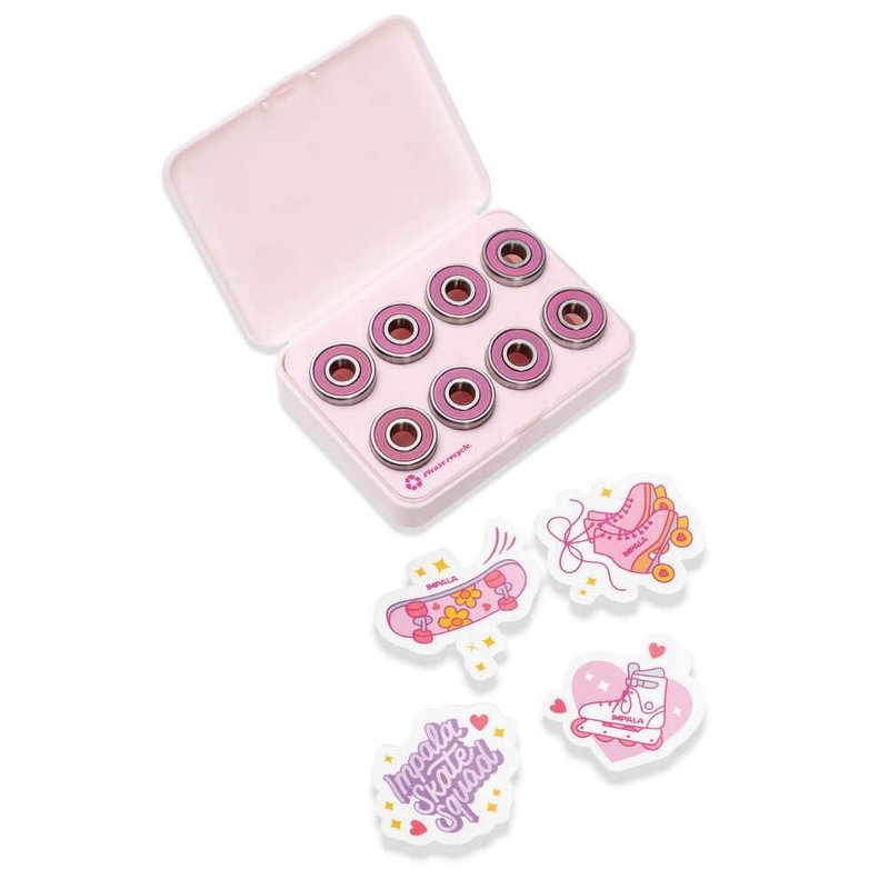 Impala Rollerskates ABEC 7 Bearings PK Bearing, Adults Unisex, Pink (Pink), One Size