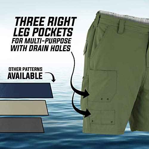 Mossy Oak Fishing Shorts for Men Quick Dry Flex