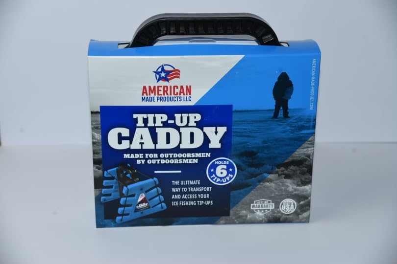 Tip-Up Caddy | Lightweight Ice Fishing Tip-Up Transport Solution - Multiple Colors Available