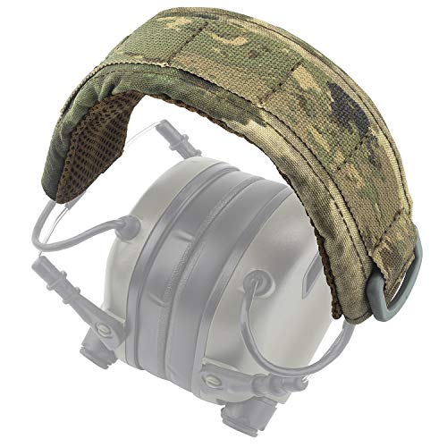 OPSMEN Headband Advanced Modular Headset Cover Fit for All General Tactical Earmuffs Accessories Upgrade Bags Case A-TACS IX