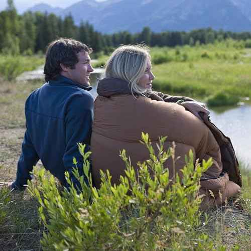 Coleman Dunnock 20¡ÆF Big ¡®n Tall Sleeping Bag, Cold-Weather Sleeping Bag Fits Adults up to 6ft 4in, Machine Washable, Flannel Liner