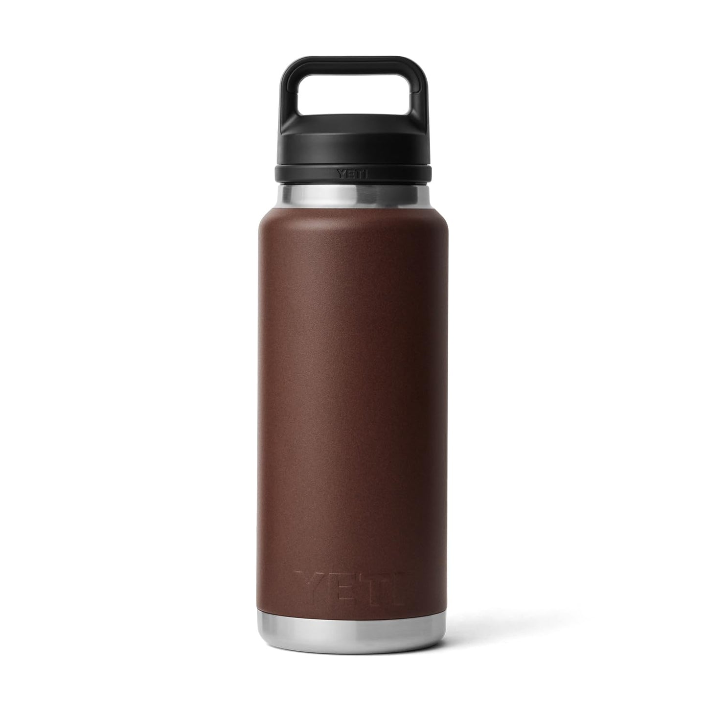 YETI Rambler 36 oz Bottle, Vacuum Insulated, Stainless Steel with Chug Cap, Wetlands Brown