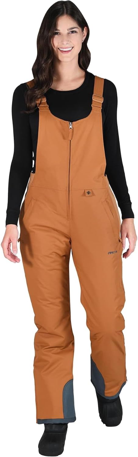 Women's Insulated Ski Bibs - Water Resistant Snow Pants for Skiing & Snowboarding | Arctix