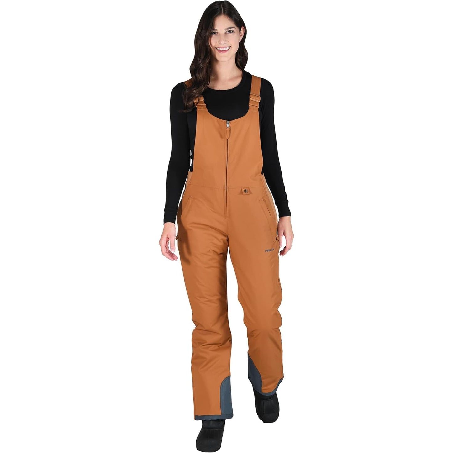 Arctix Women's Essential Insulated Bib Overalls, Cappucino, 2X