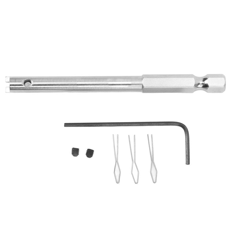 Mrisata Stainless Steel Bike Spoke Nipple Insertion Tool Bike Spoke Nipple Removal Tool Wheel Spoke Nipple Removal Tool Spoke Nipple Insertion Tool for Bike Repair Spoke Nipple Removal