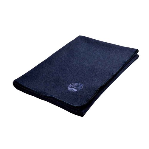 Hugger Mugger Deluxe Wool Blanket - Navy - Soft and Firm, Excellent Yoga Prop, Provides Extra Padding for Knees, Elbows, and Wrists, Durable and Washable