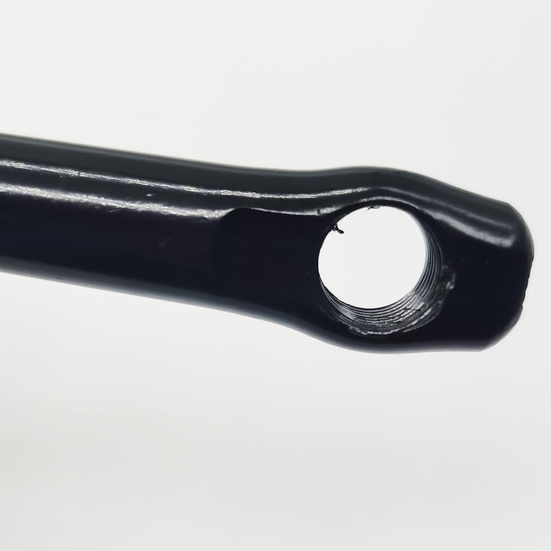 ZZRSDAN One Piece Black Crankarm Set,Wide One Piece Bike Crank to Crank Assembly Kit