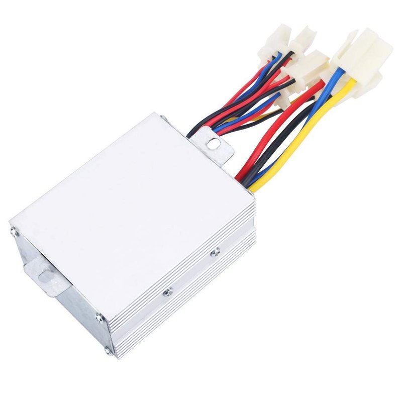 Electric Motor Controller, Scooter Speed Controller, 48V 500W Motorcycle Speed Brush Controller for Electric Scooter