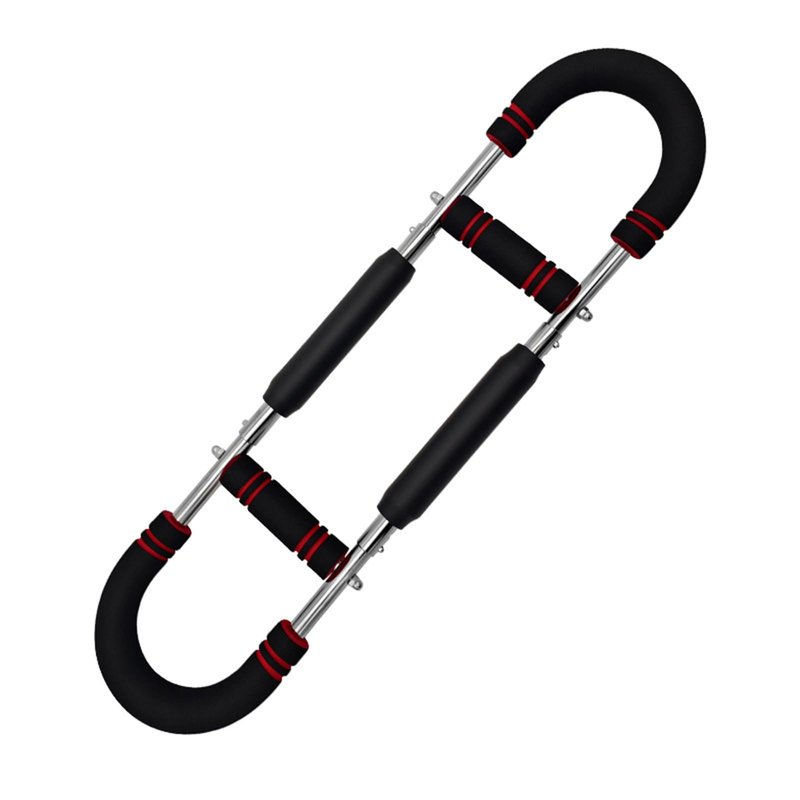 Twister Arm Trainer Adjustable Chest Muscle Trainer Portable Detachable Family Fitness Tools Suitable for Both Men and Women Style Black and red