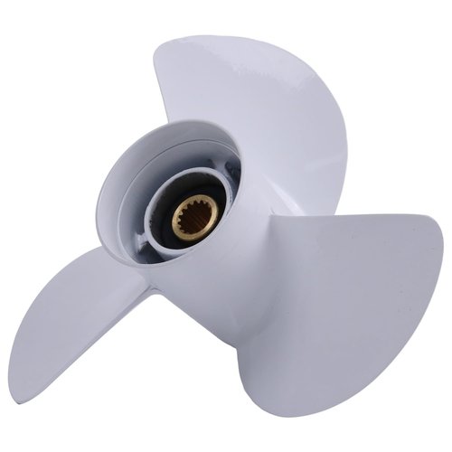 AIVWUMOT Aluminum Boat Outboard Propeller 3 Blade 13-5/8x13 6E5-45949-00-00 6E5-45949-00-EL Compatible with Yamaha 50HP 60HP 70HP 75HP 80HP 85HP 90HP 115HP 130HP 6E5459490000 4121-3137-13