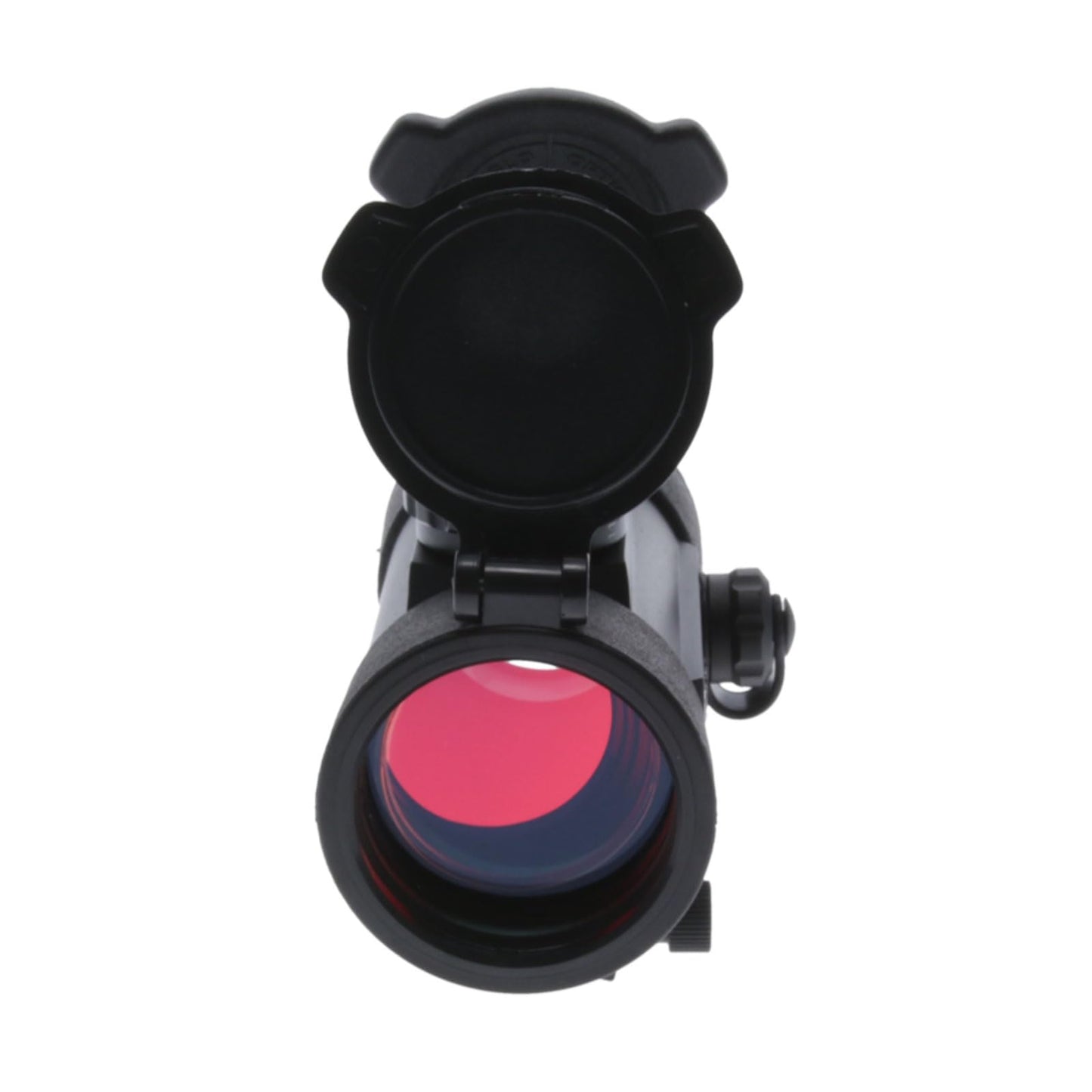 TRUGLO Traditional 1x40mm 5-MOA Hunting Durable Lightweight Waterproof Fogproof Shock Resistant Adjustable Aluminum Red-Dot Sight Flip-Up Lens Caps Included
